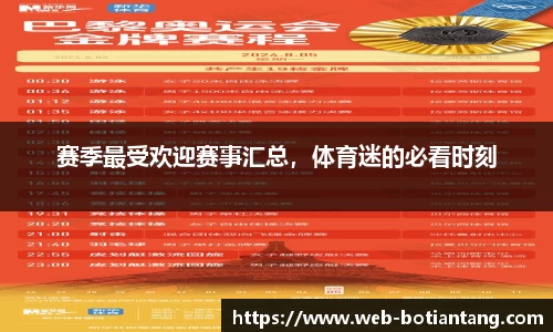 赛季最受欢迎赛事汇总，体育迷的必看时刻